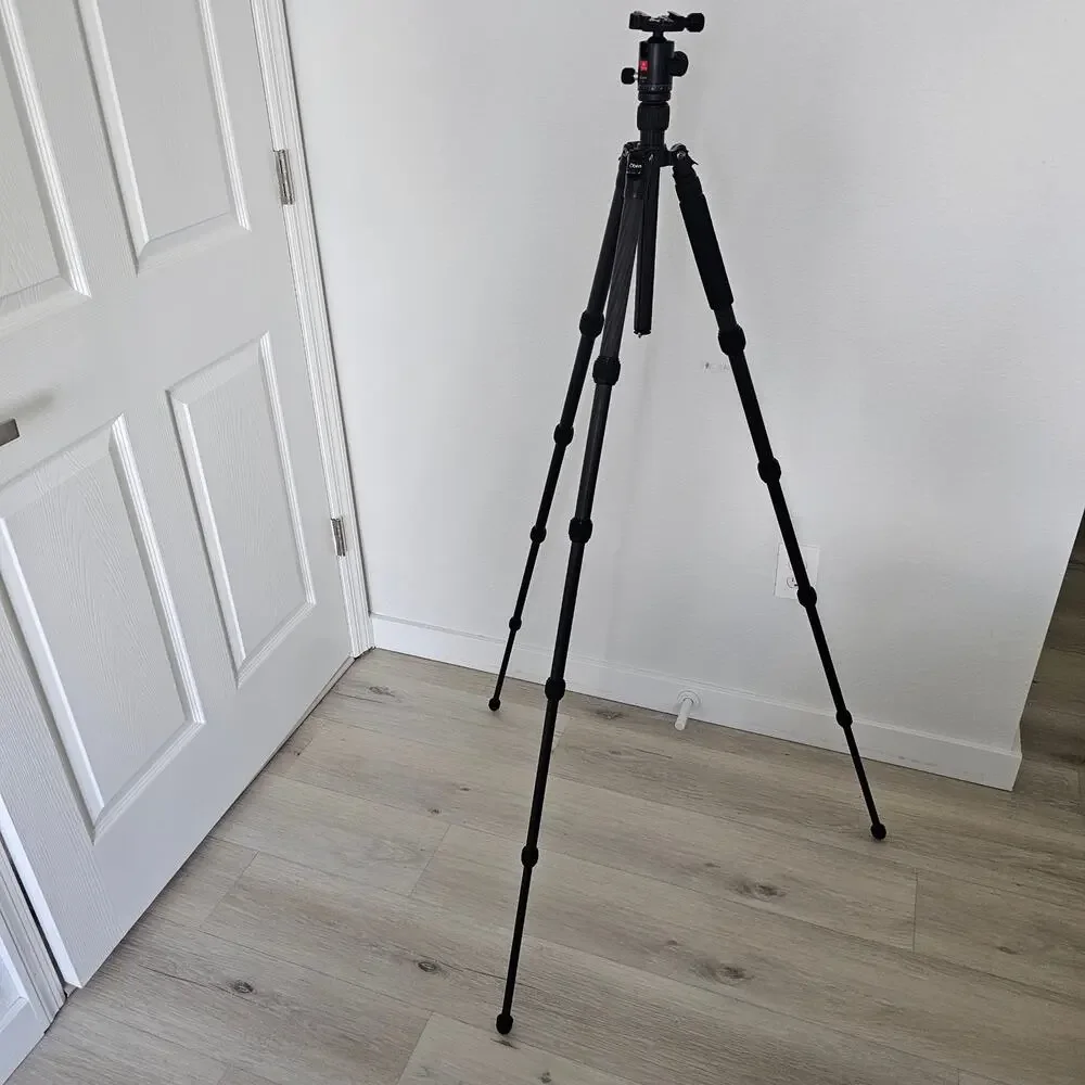 Oben CT-3565 Carbon Fiber Travel Tripod and BZ-217T Triple-Action Ball Head